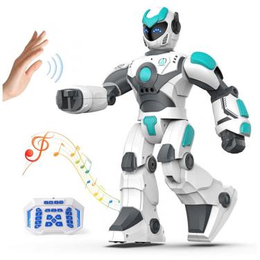 Imagem de Robô Programável VATOS, Controle Remoto 2,4 GHz com Gestos, Voz e Bateria Recarregável para Crianças