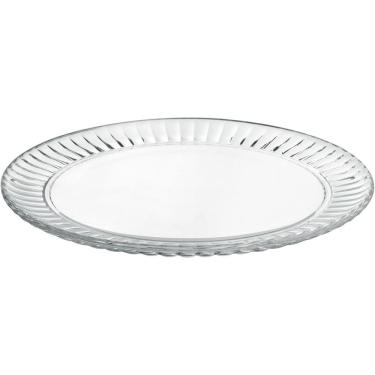Imagem de PRATO BOLO BOLEIRA REDONDO HOME&CO VIDRO 2x31x31cm TRANSPARENTE