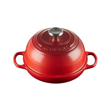 Imagem de PANELA PARA PÃO LE CREUSET SIGNATURE 24CM FERRO ESMALTADO VERMELHO 21301240600430