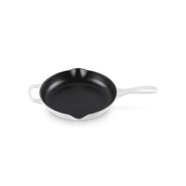 Imagem de FRIGIDEIRA SKILLET LE CREUSET REDONDA SIGNATURE 23CM COM ALÇA EM FERRO FUNDIDO BRANCO 2...