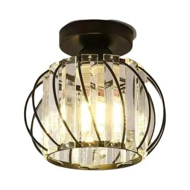 Imagem de Luminárias De Teto Modernas De Vidro Para Corredor E27, Decoração De L