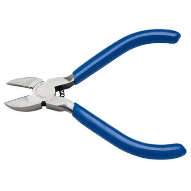 Imagem de Alicate com Corte Diagonal Tramontina Basic Azul 4"