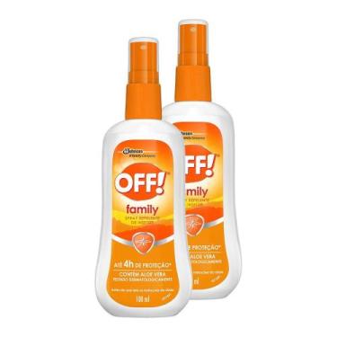 Imagem de Kit 2 Repelente de Insetos Off! Spray Family 100ml