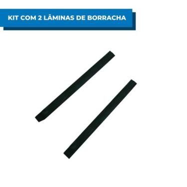 Imagem de Kit 2 Lâminas de Borracha 35cm Bralimpia - Bralímpia