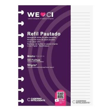 Imagem de Refil caderno inteligente M pautado 50 folhas CIRM3003