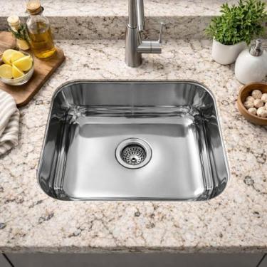 Imagem de Cuba Pia Inox 430 Cozinha N 0 40x34x14 Eletrocubas Funda