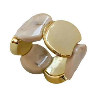 Imagem de Pulseiras De Acrílico Com Cordão Elástico Em Estilo Europeu-Americano 