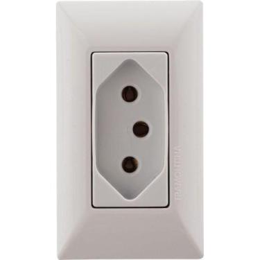 Imagem de Conjunto Para Móvel 1 Tomada 2p+t 20 A Aria Branco 57241103 Tramontina