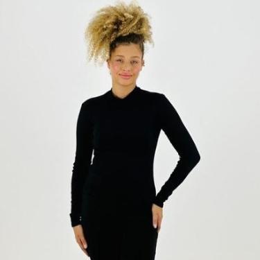 Imagem de Blusa Malwee Canelada Gola Alta Manga Longa Feminina-Feminino