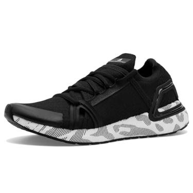 Imagem de adidas Tênis feminino Stella McCartney Ultraboost Ultra Boost DNA com cadarço casual - preto, Preto, 35