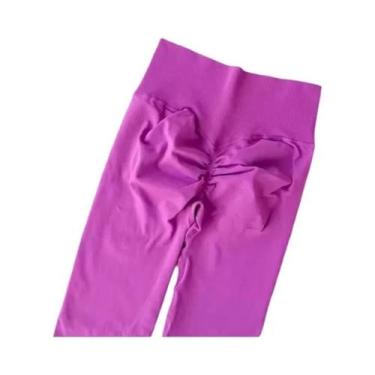 Imagem de Calças de Yoga Seamless de Cintura Alta - Leggings de Secagem Rápida p