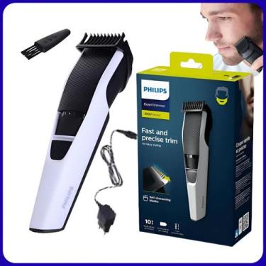 Imagem de Kit Barbeador Aparador De Pelos Barba Cabelos Philips Bt3206