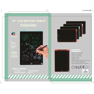Imagem de Lousa Mágica Infantil Tela LCD Tablet 8.5 10 12 Polegadas para Escrever e Desenhar com Caneta Azul Preto Rosa OEM