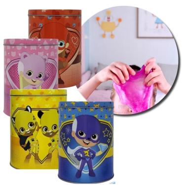 Imagem de Slime Latão Mega Bolha Super Slime para Criar Bolhas Gigantes Textura Macia Rosa, Verme...