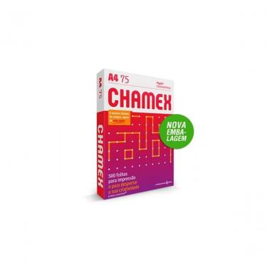 Imagem de Papel Sulfite A4 Chamex Papel Chamex A4 75G-M2 Formato A4 210 X 297 mm 500 Folhas Branco