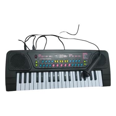 Imagem de Piano Elétrico Infantil MM-XGQ com Teclas Responsivas para Coordenação Motora e Criatividade Minimen