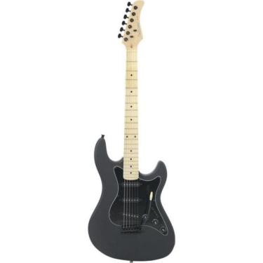 Imagem de Guitarra Elétrica STS100 Black Satin para Estudo e Apresentações com Corpo em Basswood...