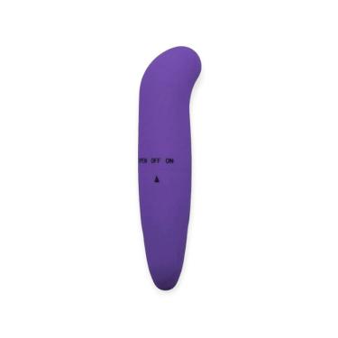 Imagem de Vibrador Ponto g Vibração Única Roxo com Estimulação Clitoriana e Penetração Toque Aveludado Portátil SI