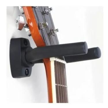 Imagem de Suporte de Parede para Instrumentos de Corda Suporte Ajustável de Parede para Violão Ukulele Cavaco Preto OEM