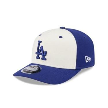 Imagem de BONE NEW ERA 9SEVENTY STRTCH SNAP LOS ANGELES DODGERS MLB BRANCO-Masculino