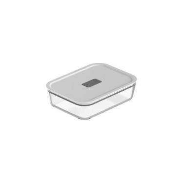 Imagem de Pote De Vidro Hermético 1,25L Fresh Lock - OU, Branco