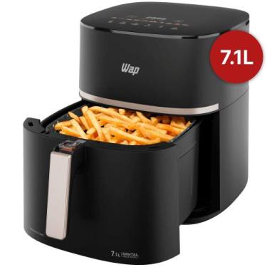 Imagem de Fritadeira Elétrica WAP Air Fryer Mega Family Digital 7,1L, Preto, 110