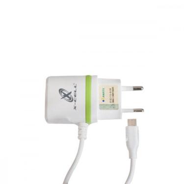 Imagem de Carregador Flexgold Turbo 1 Usb Com Pino Adaptador Com Cabo V8 Xc-V8/G