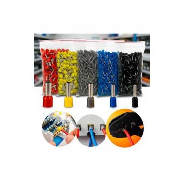 Imagem de 2x Kit 450 Terminais Tubulares Cobre 1.5-10mm Crimpagem Segu - Congrat