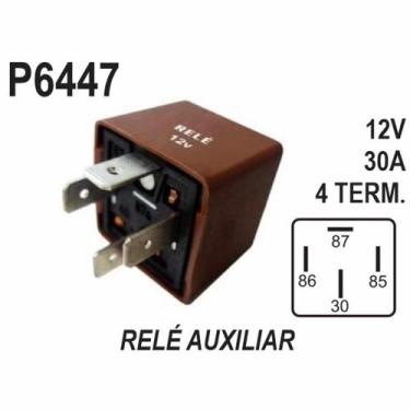 Imagem de RELE AUXILIAR para FIAT AUXILIAR DA BOMBA DE COMBUSTIVEL INJ - DNI