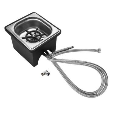 Imagem de Enxaguador de Jarras DIBTSA com Base, Lavador de Copos de Aço Inoxidáv