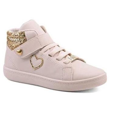 Imagem de Tênis Infantil Menina Izalu Botinha Casual Corações-Feminino