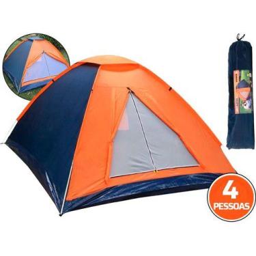 Imagem de Barraca Camping 4 Pessoas Impermeável D'água 600mm Panda Nautika