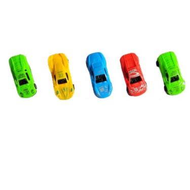 Imagem de 5 Mini Carrinhos De Brinquedo Miniatura Roda Livre Infantil - Art Brin