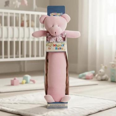 Imagem de Soninho Rolinho Bebê Fofinho 60cm Pelúcia Antialérgica - Brinquedo e T