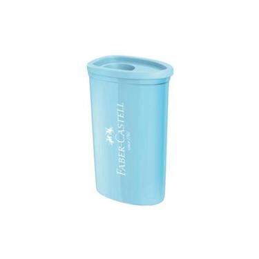 Imagem de Apontador Faber Castell Triangular Com Depósito, Azul