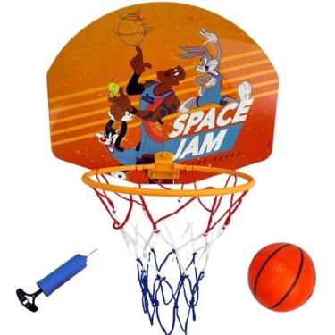 Imagem de Tabela De Basquete Infantil Space Jam Com Bola Bomba E Cesta - Mili Mu