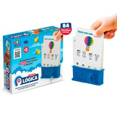 Imagem de Brinquedo Da Lógica Educativo Com 84 Desafios Aprenda Brincando - Paki