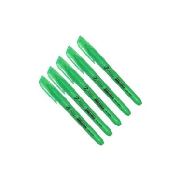 Imagem de Marca Texto Verde Fluorescente chanfrado BRW 12un