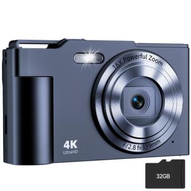 Imagem de Câmera Digital Krlun 48 MP 4K FHD Zoom 16x 32 GB