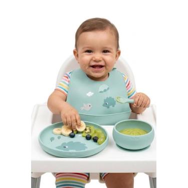 Imagem de Bowl Tigela Infantil Silicone Buba com Ventosa 4 Cores Antiderrapante 