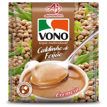 Imagem de Sopa Individual Cremosa Caldinho de Feijão Vono Pacote 18g