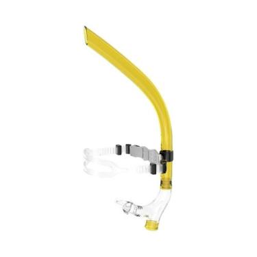 Imagem de Snorkel Frontal Com Válvula De Purga Unidirecional Para Natação Em Pis