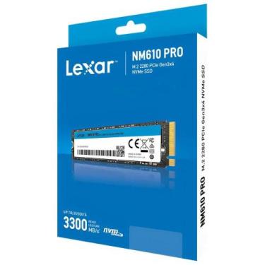 Imagem de Ssd Lexar Nm610 Pro 1 Tb Nvme M.2 Leitura E Gravação 3300mb/s - 2600mb