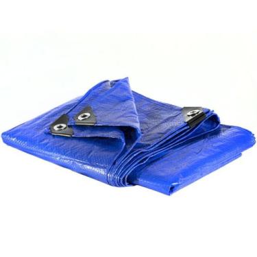 Imagem de Lona de Polietileno UV 150 Micras Azul 2x3 Metros Rexon