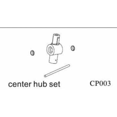 Imagem de Conjunto Cubo Central Center Hub CP003 Helicoptero RC Reposicao