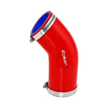 Imagem de Adaptador De Mangueira Redutora De Silicone Vermelho 45 Graus Universa