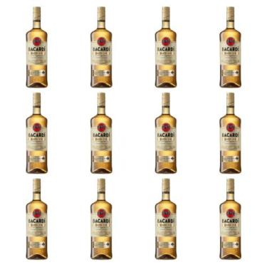 Imagem de Kit 12 Rum Bacardi Carta Ouro 980 Ml