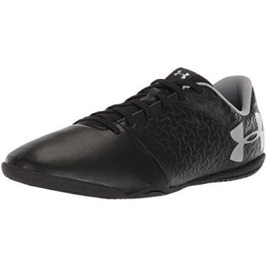 Imagem de Under Armour Tênis de futebol feminino Magnetico Select Jr, Preto/prata metálica, 4