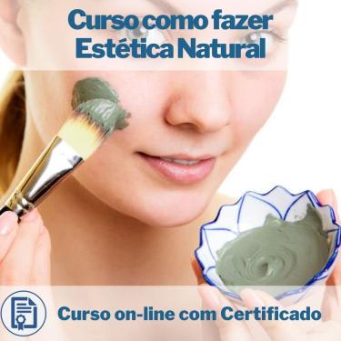 Imagem de Curso Online em videoaula como fazer Estética Natural com Certificado