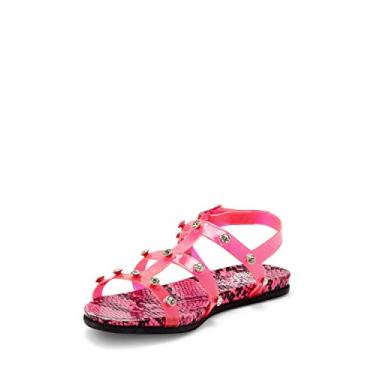 Imagem de Vince Camuto Sandália feminina sapatilha de balé, Neon, 11 Big Kid